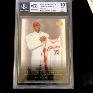 #9 Lebron James Gem Mint Upper deck 2003 box set Rookie